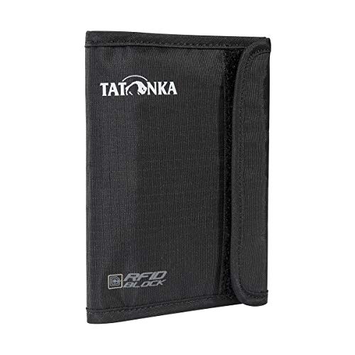 Tatonka Reisepass-Hülle Passport Safe RFID B - Dokumententasche mit TÜV-zertifiziertem RFID-Blocker - 10, 5 x 14, 5 x 1 cm, Schwarz von Tatonka