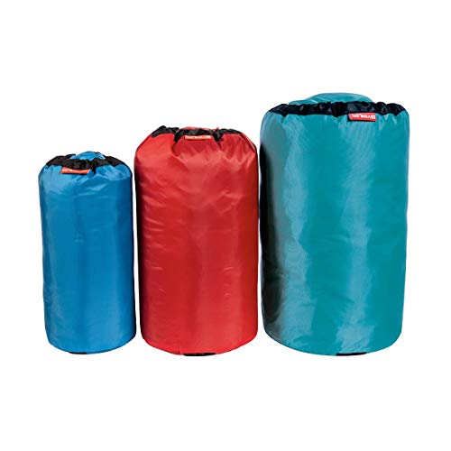 Tatonka Unisex – Erwachsene Stuff Bag Packbeutel, blau/rot/türkis (per Set), 4 l / 8 l / 15 l von Tatonka