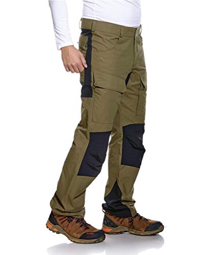 Tatonka Wanderhose Greendale M’s Pants - Outdoor-Hose mit elastischen Softshell-Einsätzen und Seitentaschen - Herren - Größe 50 - oliv von Tatonka