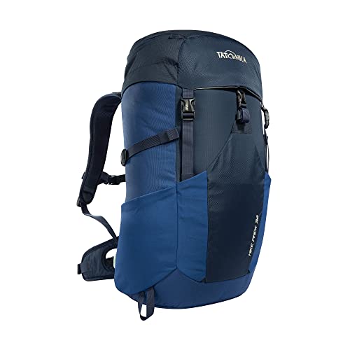 Tatonka Wanderrucksack Hike Pack 32l mit Rückenbelüftung und Regenschutz - Leichter, bequemer Rucksack zum Wandern für mit 32 Liter Volumen - PFC-frei (navy/darker blue) von Tatonka