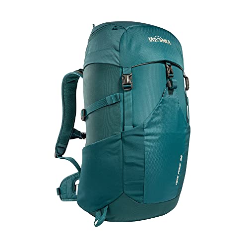 Tatonka Wanderrucksack Hike Pack 32l mit Rückenbelüftung und Regenschutz - Leichter, bequemer Rucksack zum Wandern für mit 32 Liter Volumen - PFC-frei (teal green/jasper) von Tatonka