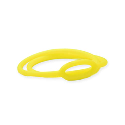 Tauchsportvertretung Silikon Neckband Befestigung für Atemregler, Farbe:gelb von Tauchsportvertretung