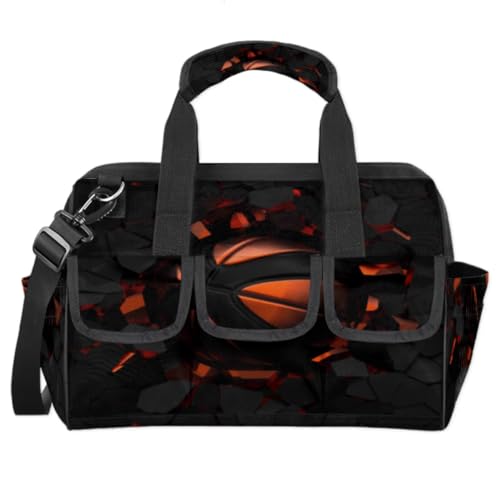 Sport-Basketball-Werkzeugtasche für Herren, robuste Werkzeugtasche, wasserdicht, breite Öffnung, Werkzeugtasche für Damen, große Kapazität, Werkzeug-Aufbewahrungstasche für Elektriker, Tischler, von Tavisto