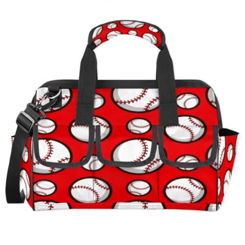 Sportball-/Baseball-Werkzeugtasche für Herren, robuste Werkzeugtasche, wasserdicht, breite Öffnung, Werkzeugtasche für Damen, große Kapazität, Werkzeug-Aufbewahrungstasche für Elektriker, Tischler, von Tavisto