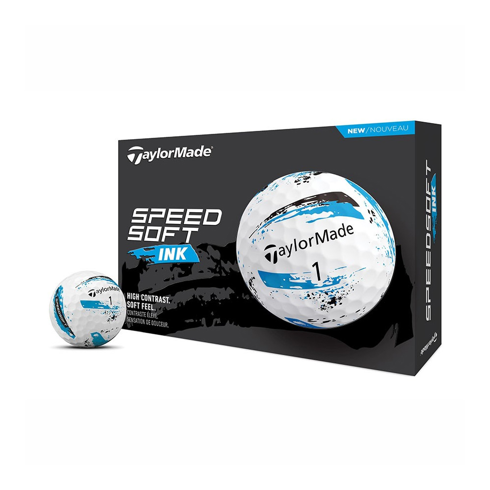 'Taylor Made Speed Soft INK Golfball 12er weiss/schw/blau' von Taylor Made