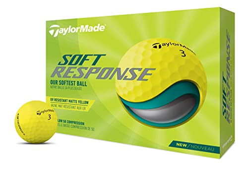 Taylor Made Herren Gelber Soft Response Ball von TaylorMade