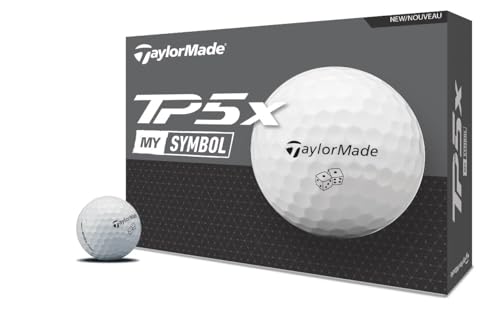 TaylorMade 2024 Symbol TP5x Dice Golfbälle ein Dutzend von TaylorMade