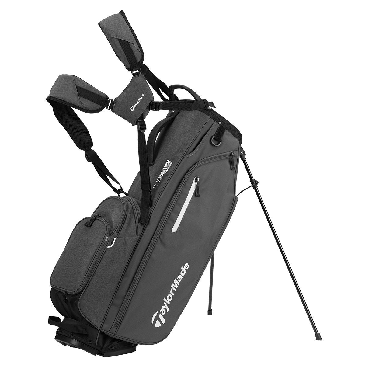 TaylorMade FlexTech Crossover Golf Stand Bag, Grey | American Golf von TaylorMade