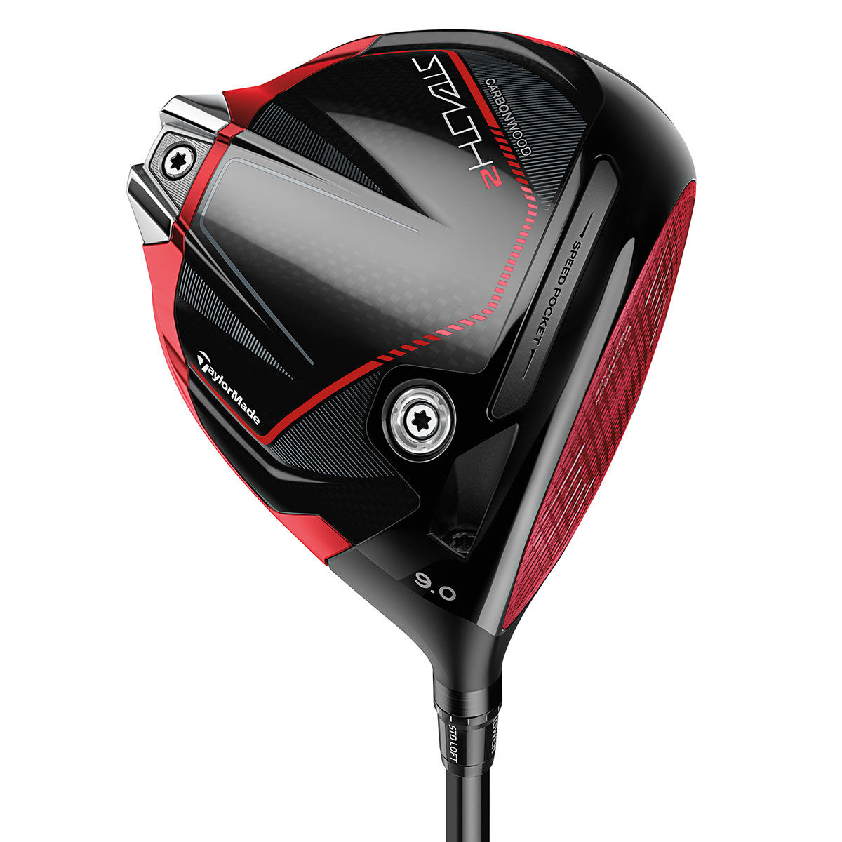 TaylorMade Golf Driver, Men's Black and Red Lightweight STEALTH 2 Stiff Fuji Ventus Tr Right Hand, Size: 9° | American Golf von TaylorMade