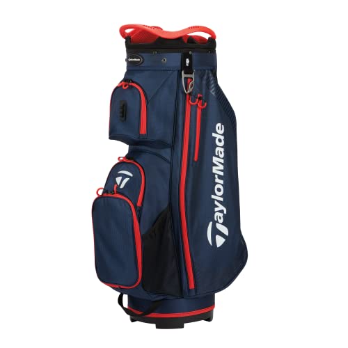 TaylorMade Golf Pro Stand & Cart Bag 2023, Navy/Red von TaylorMade