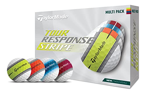 TaylorMade Golf Tour Response Stripe Ball Multipack Dutzend von TaylorMade