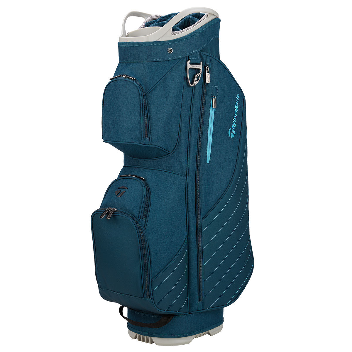 TaylorMade Grey and Navy Blue Lightweight Lanai Golf Cart Bag | American Golf, One Size von TaylorMade