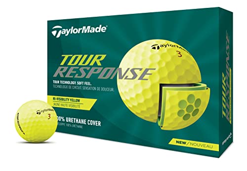 TaylorMade Herren, Gelb Tour Response Golfball von TaylorMade