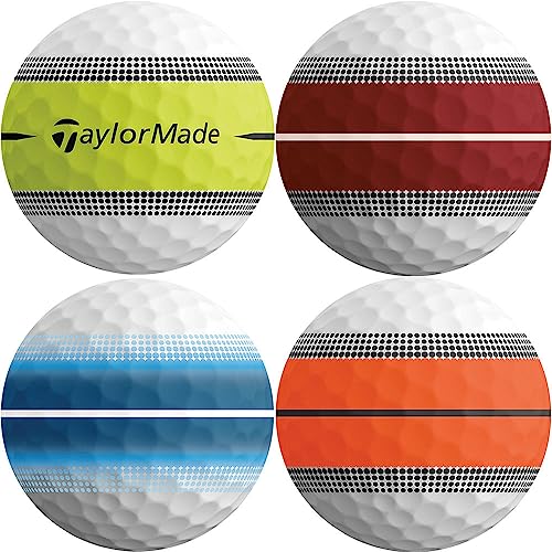 TaylorMade Herren Golfbälle Tour Response, gestreift, mehrfarbig von TaylorMade
