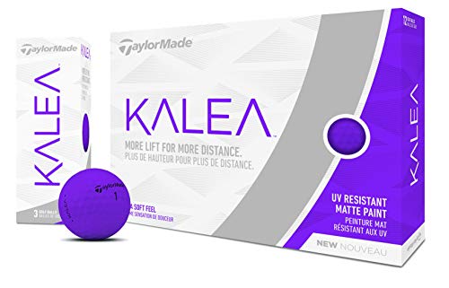 TaylorMade Kalea Golfbälle für Damen, Violett, EIN Dutzend (2019) von TaylorMade