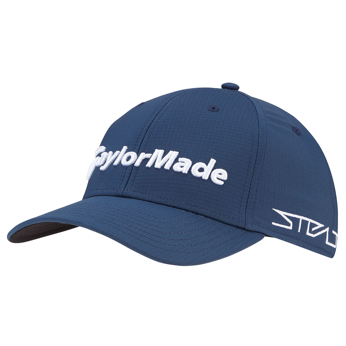 TaylorMade Men's Navy Blue and White Comfortable Embroidered Tour Radar Golf Cap | American Golf, One Size von TaylorMade