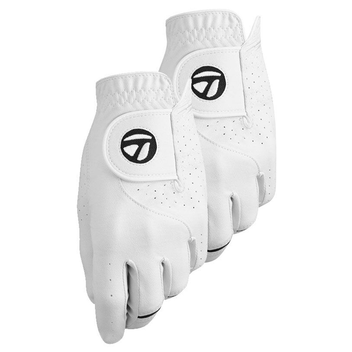TaylorMade Men's Stratus Tech Golf Glove - 2 Pack, Mens, Left hand, Large, White | American Golf von TaylorMade