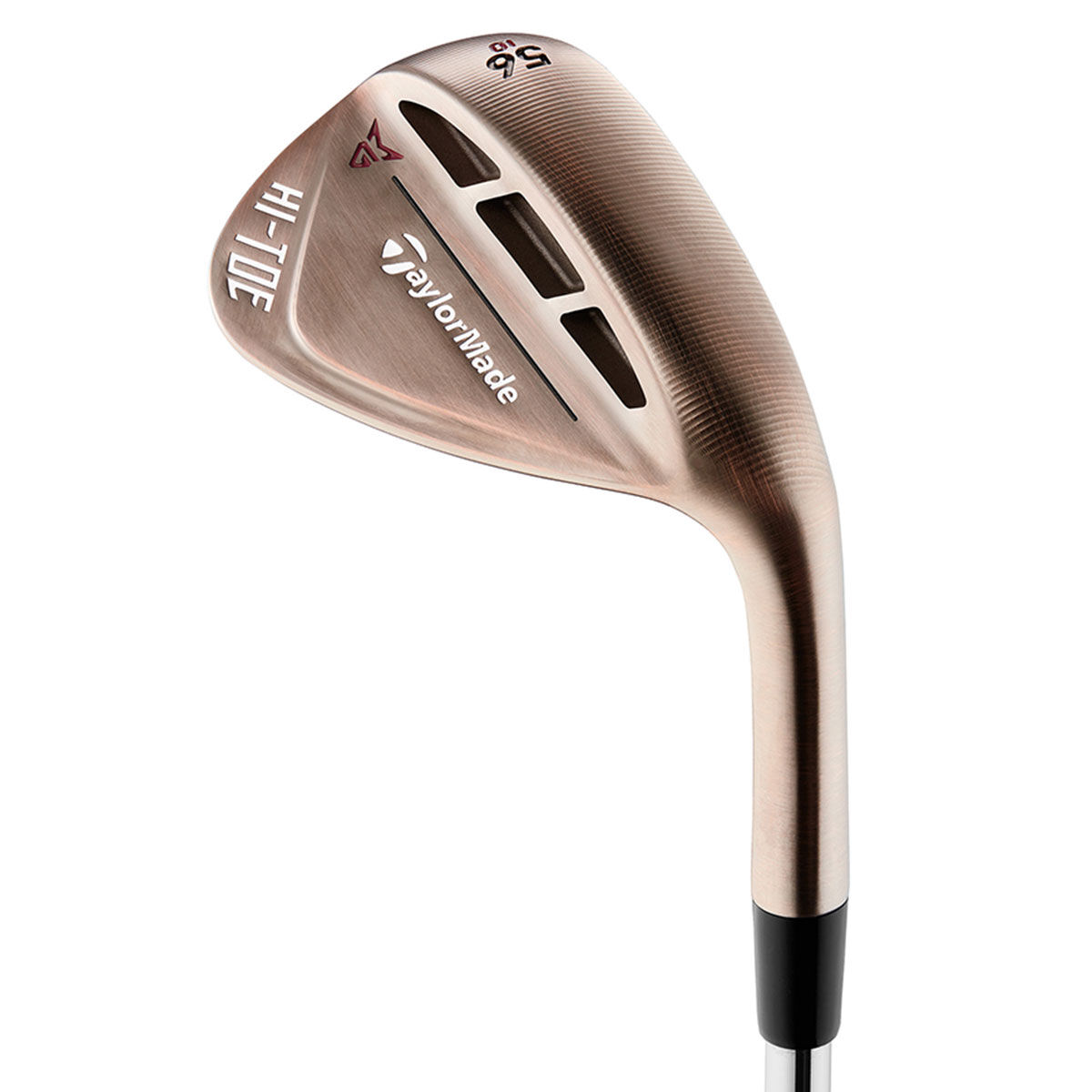TaylorMade Mens Copper Brand Print HI-TOE 2 Raw Left Hand Steel Golf Wedge, Size: 54° | American Golf von TaylorMade