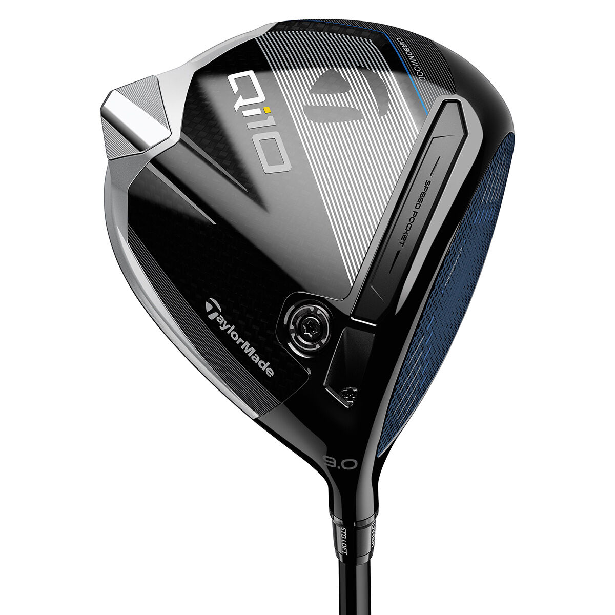 TaylorMade Qi10 Golf Driver, Mens, Right hand, 9°, Fuji ventus blue tr, Stiff, 9&Deg; | American Golf von TaylorMade