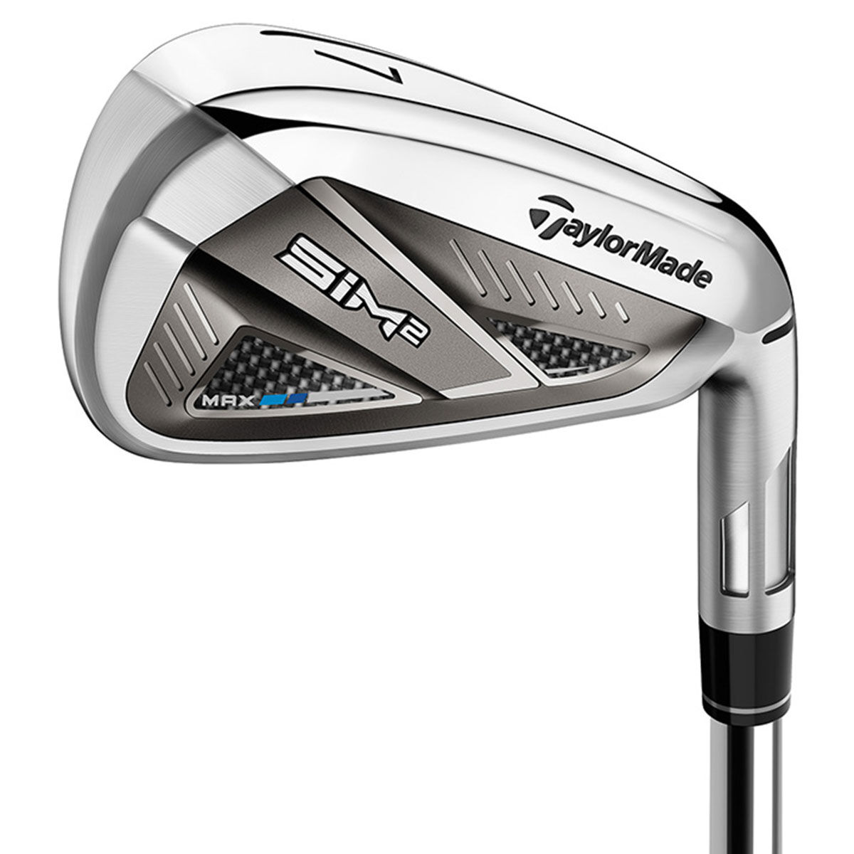 TaylorMade SIM2 MAX Graphite Golf Irons, Mens, 5-sw (7 irons), Right hand, Graphite, Regular | American Golf von TaylorMade