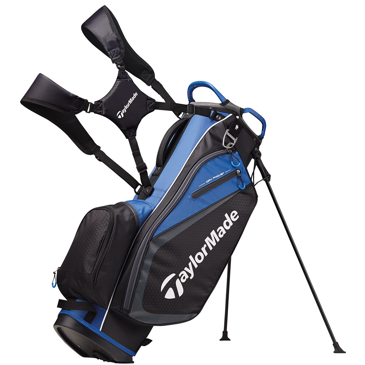 TaylorMade Select Plus Golf Stand Bag, Black/blue | American Golf von TaylorMade
