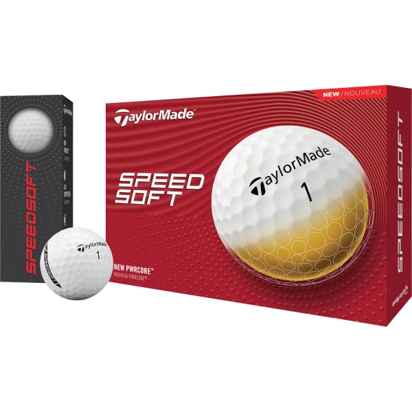 TaylorMade Speedsoft Golfbälle - 12er Pack weiß von TaylorMade
