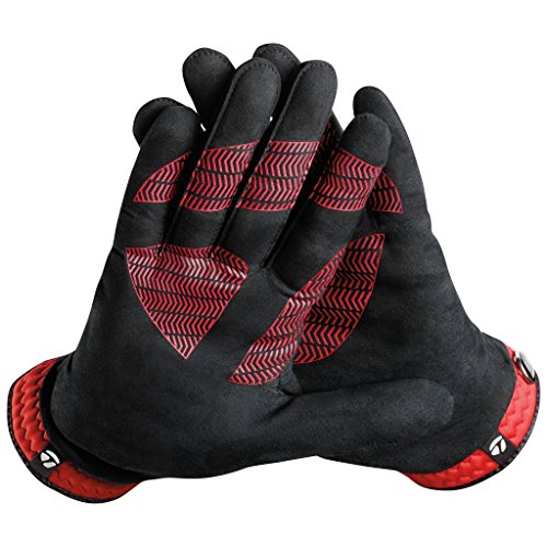 TaylorMade TM18 Regen Control Handschuh, groß, Schwarz/Rot von TaylorMade