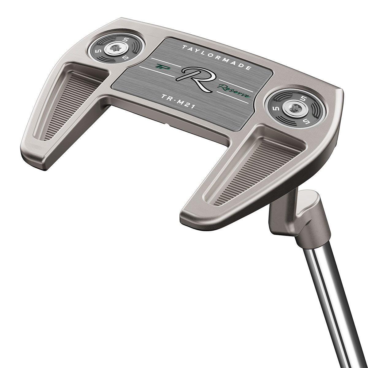 TaylorMade Mens Silver TP Reserve M21 Custom Fit Golf Putter | American Golf von TaylorMade