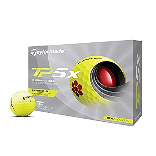 TaylorMade TP5x Golfbälle 2021 Gelb von TaylorMade