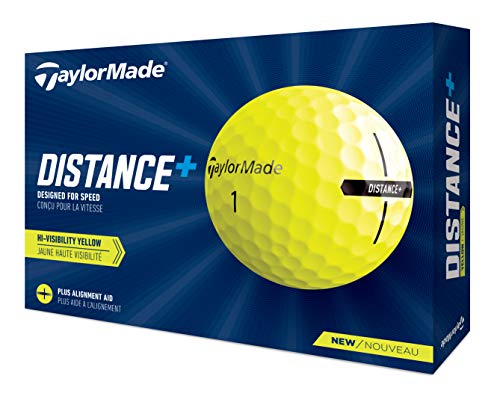TaylorMade Distance+ gelbe Golfbälle von TaylorMade