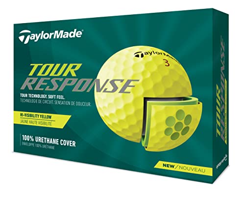TaylorMade Unisex Tour Response Golfball, Gelb, Einheitsgröße von TaylorMade