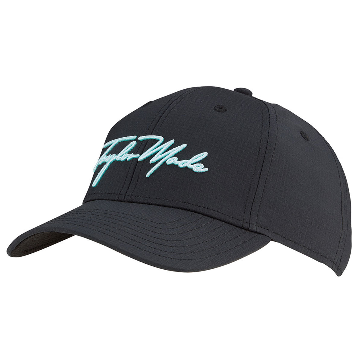 TaylorMade Women's Black and Blue Comfortable Embroidered Script Golf Cap | American Golf, One Size von TaylorMade