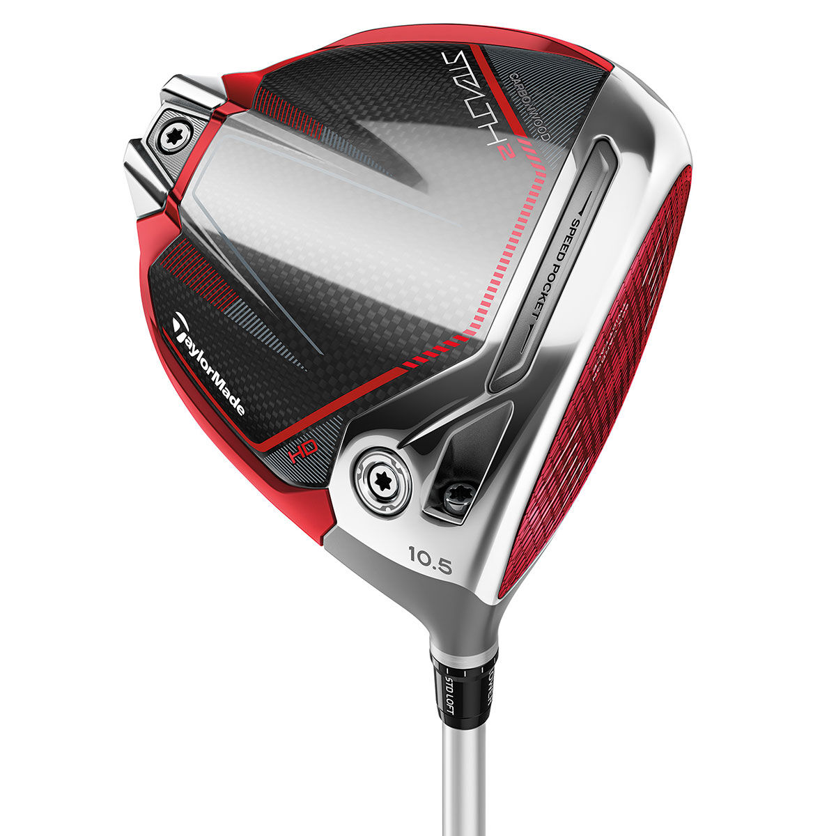 TaylorMade Womens STEALTH 2 HD Golf Driver, Female, Right hand, 10.5°, Ascent 45, Lady flex | American Golf von TaylorMade