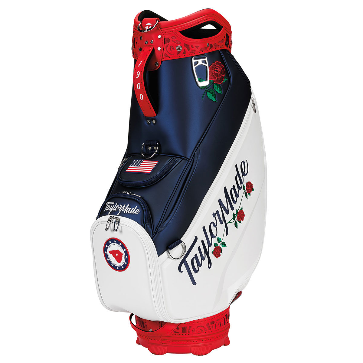 TaylorMade Womens Summer Commemorative Golf Staff Bag, Female, Red/white/blue | American Golf von TaylorMade