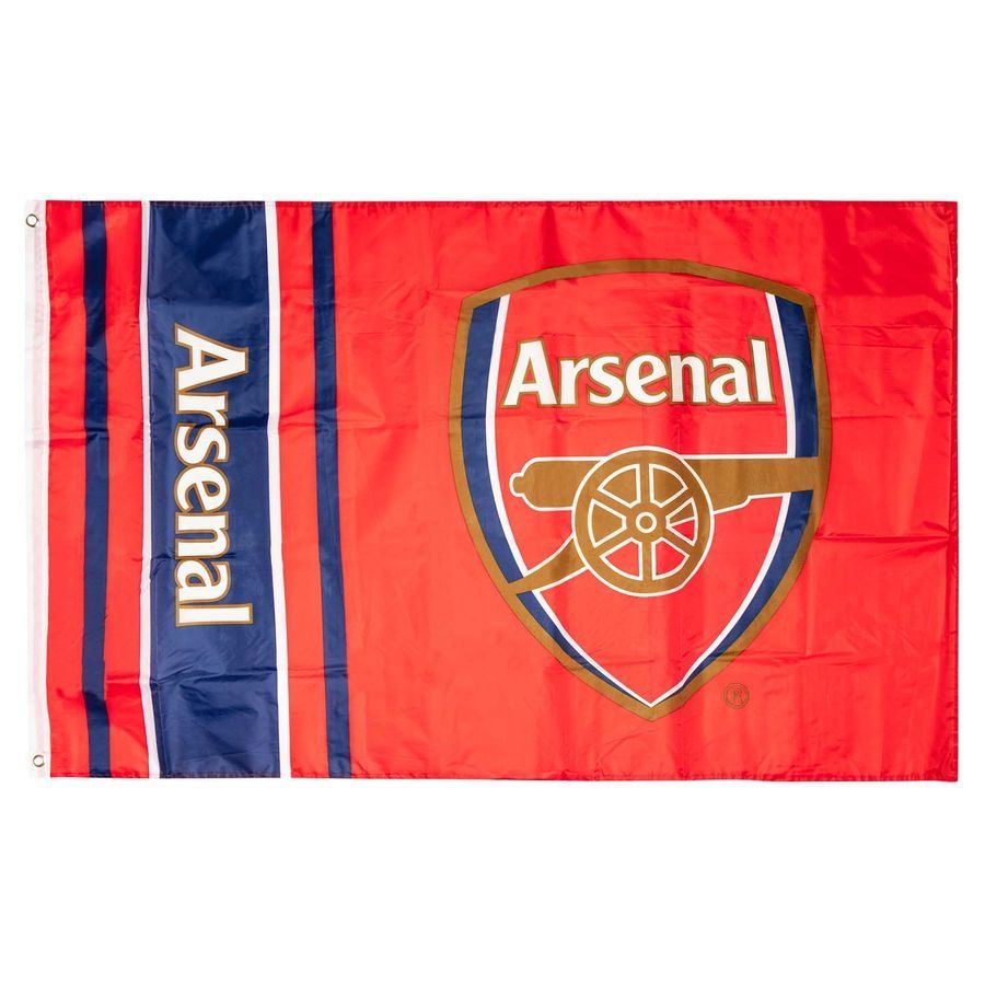 Arsenal Flagge Wordmark - Rot von Taylors Merchandise