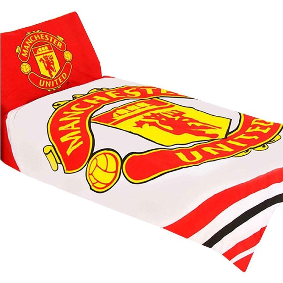 Manchester United Bettwäsche - Rot/Weiß von Taylors Merchandise