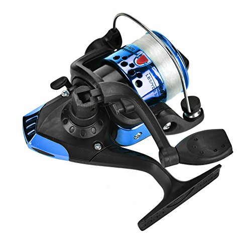 Angelrollen Spinnrollen Salzwasser S¨¹?wasse Sea Angelrollen Spinning Fishing Reels Speed Ratio: 5.1: 1 Kunststoff Plating Leichtgewicht Spinning Angelrolle spinnfischen Zubeh?r Blau,Gelb,Rot(Blau) von Tbest