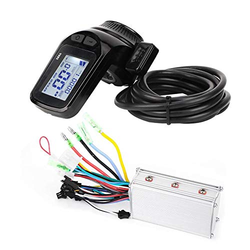 E Scooter Controller 36V,Scooter Controller Kit,Elektromotor-Controller,36 V 350 W wasserdichte LCD-Anzeige Elektrofahrrad Roller Brushless Controller Kit für Scooter von Tbest