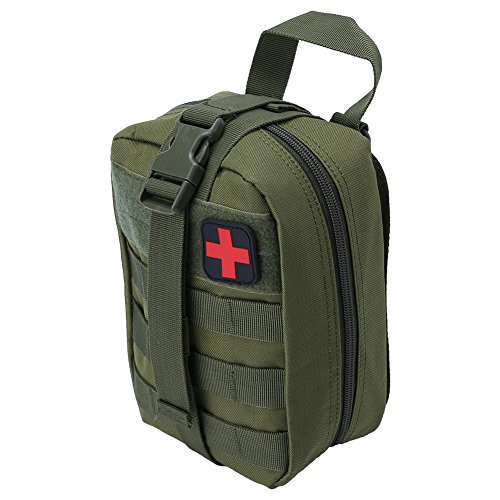 Erste Hilfe Tasche Leer Medizinkoffer,Erste Hilfe Leer Taschen Notfallmedizin Tasche Outdoor Notfall Medizinische Überleben Behandlung Tasche für Reise Cam Sport Home(Grün) von Tbest