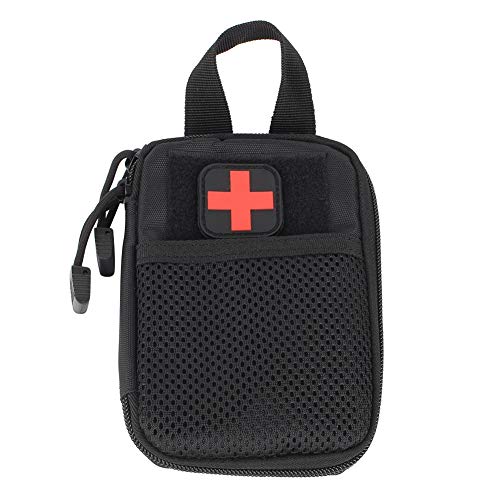 Taktische Medizinische Tasche Molle Erste Hilfe Tasche Medizinische Notfalltasche Multifunktions Hüfttasche für Outdoor Reisen Cam Wandern(schwarz) von Tbest