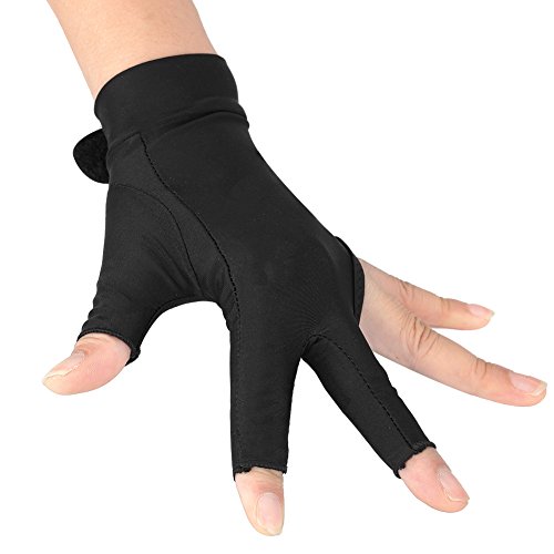 Laperti 3 Finger Billard Handschuhe erhältlich in verschiedene Farben und Größen 