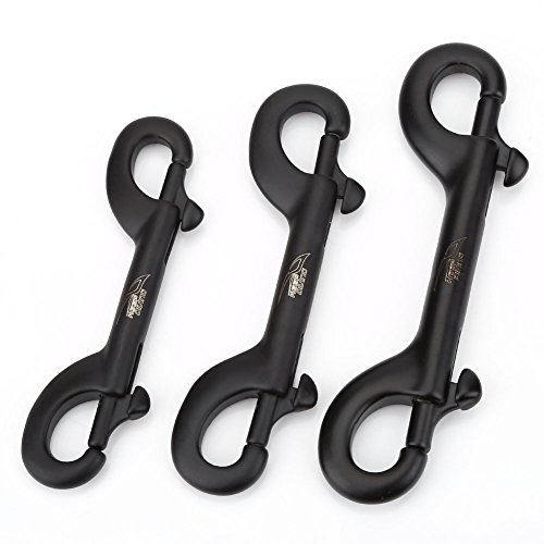 Tbest Durable Edelstahl Scuba Diving Haken Double Ended Clip Haken Bolzen Snap Tauchen Schnalle 90mm 100mm 115mm zur Verfügung(100 mm) von Tbest