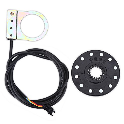 pas Sensor,tretlager Sensor ebike,Elektrischer Fahrrad Assistent Sensor E-Bike-Geschwindigkeitssensor Fahrrad Pedal Assistent Sensor 12 Magnete PAS-System Assistent Geschwindigkeitssensor von Tbest