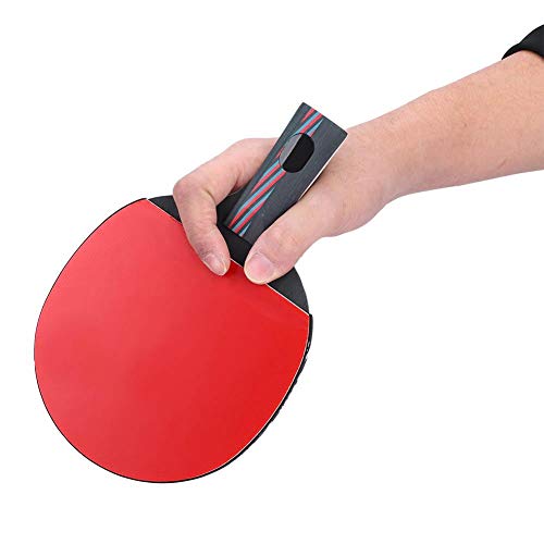 Tbest Tischtennisschläger, 1 Stück Pingpong Ball Schläger Superleichte Tischtennisschläger Paddle Zubehör für Amateure, Anfänger, Experten (Penhold, Shakehand)(Penhold) von Tbest