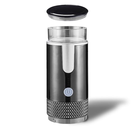 Tragbare Kaffeemaschine, Mini-Handkaffeemaschine, Kabellos, Typ C, Wiederaufladbar, Automatische Mini-Kaffeemaschine mit 1200-mAh-Akku für Reisen, Camping von Tbest