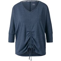 3/4-Sport-und-Yogashirt, blau meliert von Tchibo