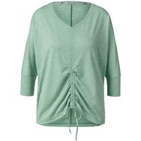 3/4-Sport-und-Yogashirt, grün meliert von Tchibo