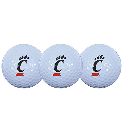 Team Effort Collegiate Golfbälle, 3 Stück, Cincinnati Bearcats Golfball, 3er-Pack., 64GB, Cincinnati von Team Effort