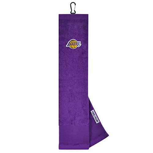 Team Effort Los Angeles Lakers, dreifach gefaltetes Handtuch, Bestickt von Team Effort
