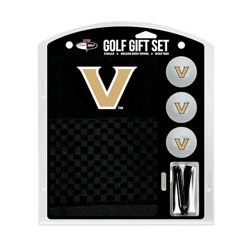 Team Golf NCAA Ohio State Buckeyes Gift Set Embroidered Golf Towel, 3 Golf Balls, and 14 Golf Tees 2-3/4" Regulation, Tri-Fold Towel 16" x 22" & 100% Cotton von Team Golf